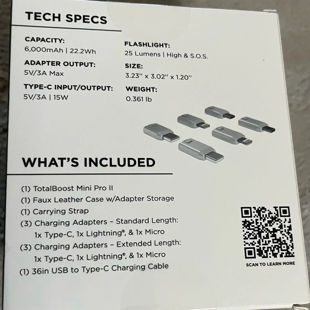 Limitless TotalBoost Mini Pro II Portable Power Bank